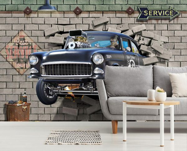 Transportation | Break on Thru ’55 Chevy (No Text) Wall Mural Styles Styles