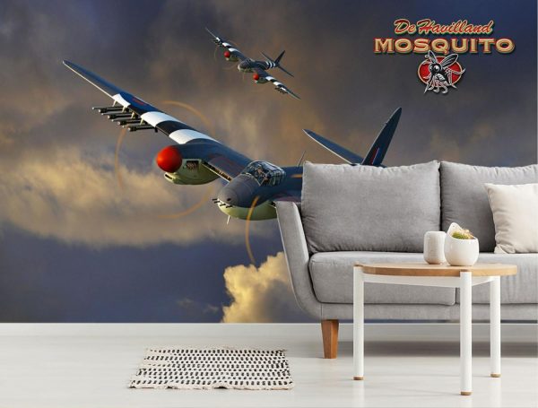 Transportation | de Havilland Mosquito Wall Mural Transportation Transportation