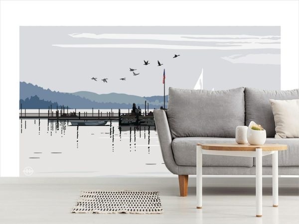 Transportation | Ducks In Piermont Wall Mural Transportation Transportation