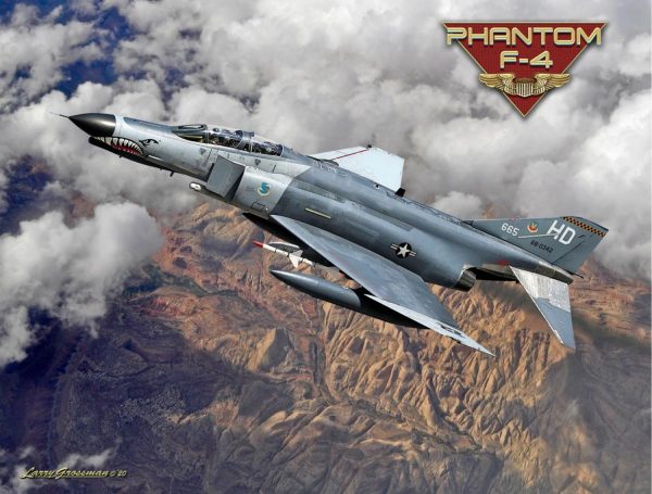 Transportation | F-4 Phantom Wall Mural Transportation Transportation