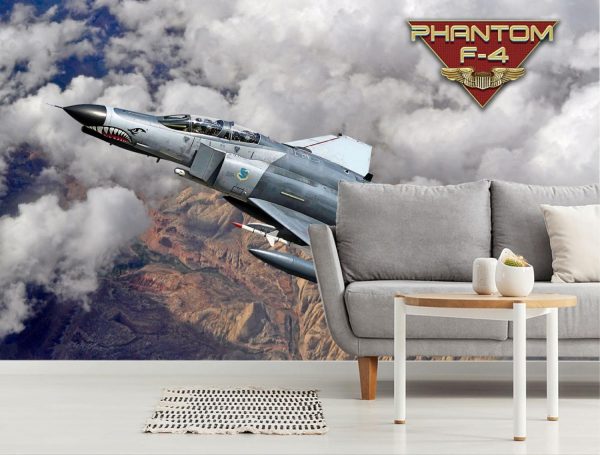 Transportation | F-4 Phantom Wall Mural Transportation Transportation