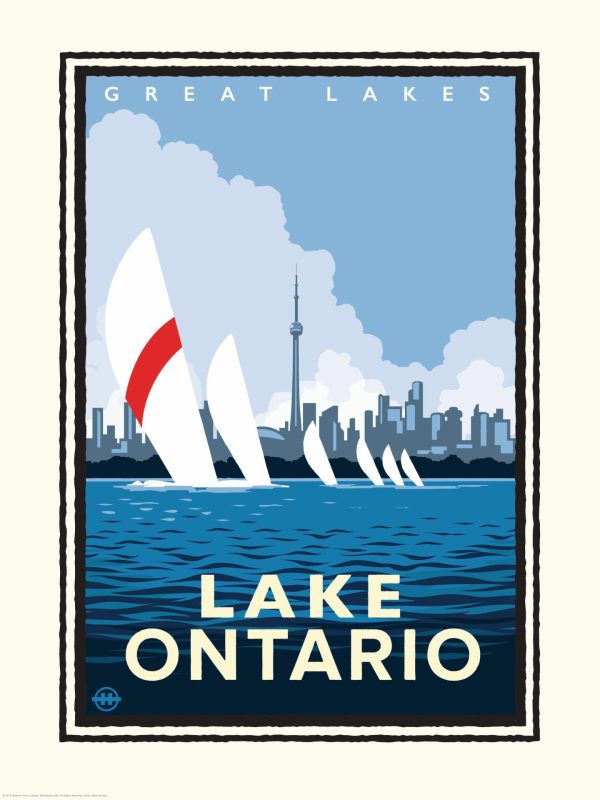 Transportation | Great Lakes – Lake Ontario Wall Mural Transportation Transportation