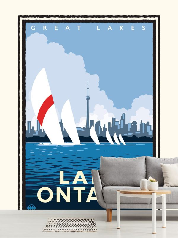 Transportation | Great Lakes – Lake Ontario Wall Mural Transportation Transportation