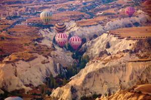 Transportation | Hot Air Balloons Cappadocia, Turkey Wall Mural Transportation Transportation