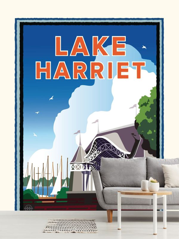 Transportation | Lake Harriet Pavilion Wallpaper Mural Transportation Transportation