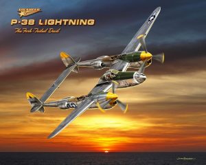 Transportation | P-38 Mural Wallpaper Transportation Transportation