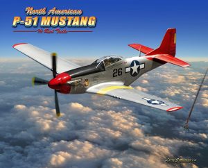 Transportation | P-51 Mustang Wall Mural Transportation Transportation