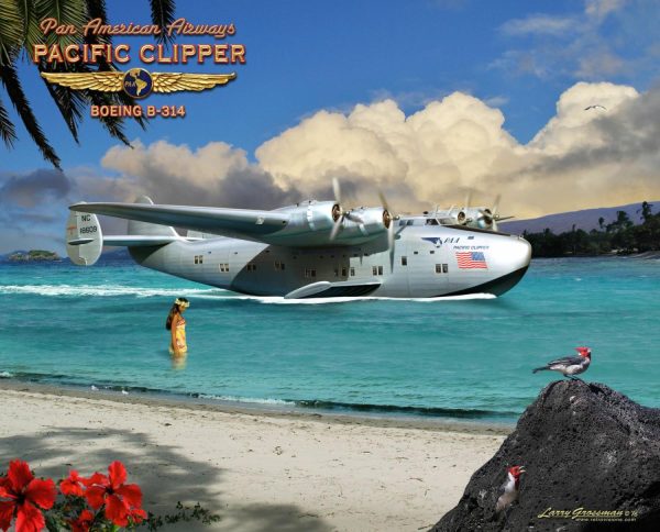 Transportation | Pan Am Clipper Wallpaper Mural Transportation Transportation