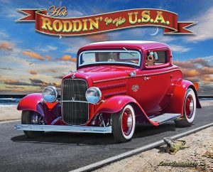 Transportation | Roddin’ in the USA Wall Mural Styles Styles