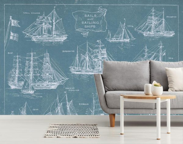 Transportation | Sailing Ships Wallpaper Mural Transportation Transportation