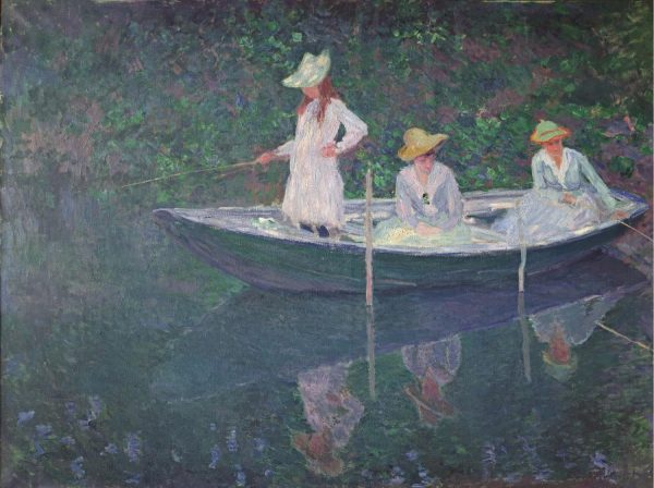 Transportation | The Boat at Giverny Wallpaper Mural Fine Art Fine Art