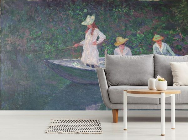 Transportation | The Boat at Giverny Wallpaper Mural Fine Art Fine Art