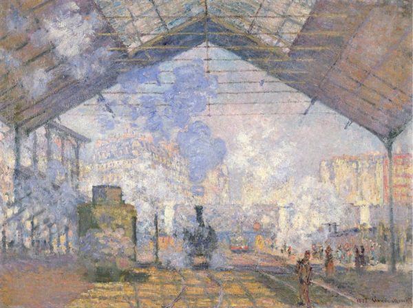 Transportation | The Gare St. Lazare Wallpaper Mural Fine Art Fine Art