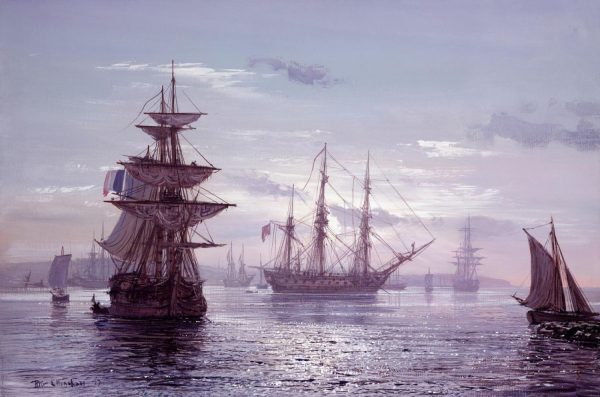 Transportation | The Great Age Of Sail Mural Wallpaper Transportation Transportation