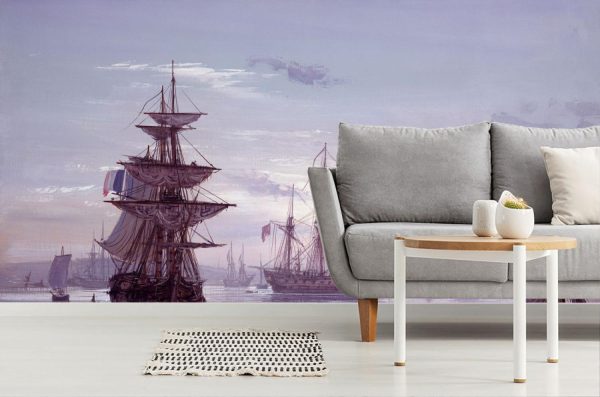 Transportation | The Great Age Of Sail Mural Wallpaper Transportation Transportation