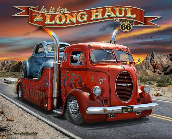 Transportation | The Long Haul Wall Mural Transportation Transportation