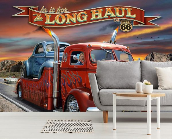 Transportation | The Long Haul Wall Mural Transportation Transportation