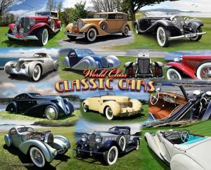 Transportation | World Class Classic Cars Mural Wallpaper Transportation Transportation