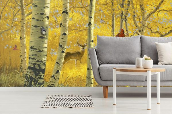 Trees | Autumn Delight Wall Mural Animals Animals