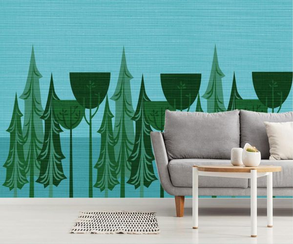 Trees | Tree Pattern Wall Mural Trees Trees