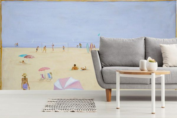 Beach & Tropical | A Day At The Beach 2 Wall Mural Beach & Tropical Beach & Tropical