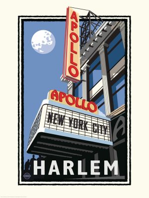 City & Skyline | Apollo Theater NYC Mural Wallpaper City & Skyline City & Skyline