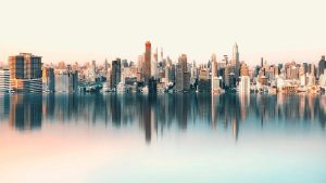 City & Skyline | Fantasy City Wallpaper Mural City & Skyline City & Skyline