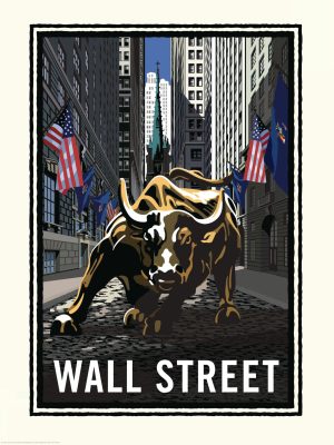 City & Skyline | Wall Street Bull NYC Wall Mural City & Skyline City & Skyline