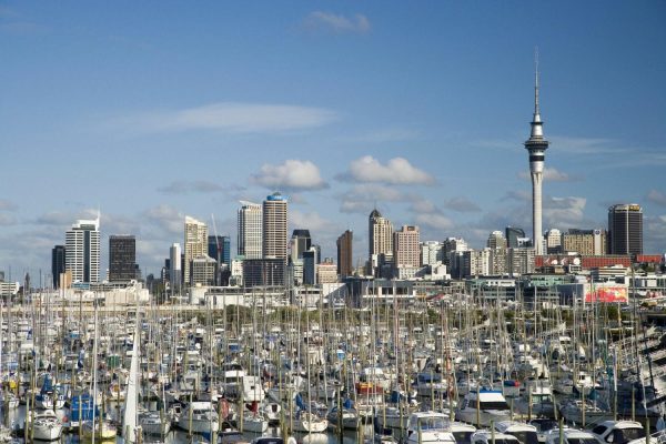 City & Skyline | Westhaven Marina Wall Mural City & Skyline City & Skyline