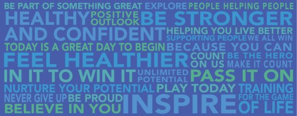 Colors | Motivational Word Cloud Wall Mural Art & Graphics Art & Graphics