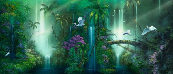 Forests | Waterfall Fantasy Wall Mural Forests Forests