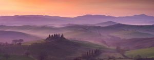 Italian | Belvedere And Tuscan Countryside Wallpaper Mural Italian Italian