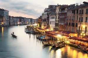 Italian | Grand Canale From Rialto Bridge Mural Wallpaper