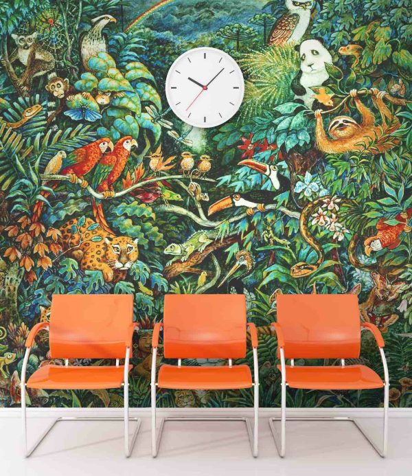 Kids Rooms | Rainbow Rainforest Mural Wallpaper Forests Forests