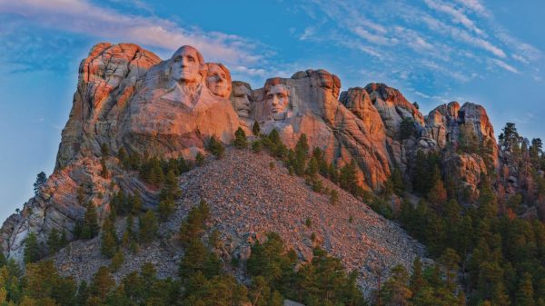 Landmarks | Mt Rushmore Sunrise Wall Mural Landmarks Landmarks