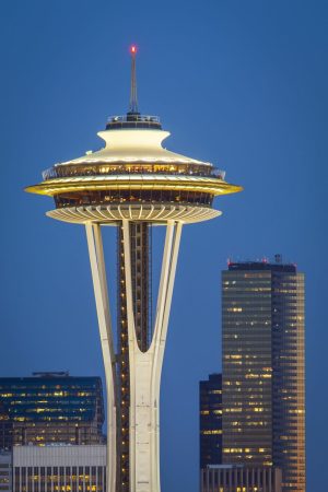 Landmarks | Seattle Space Needle Wallpaper Mural Landmarks Landmarks