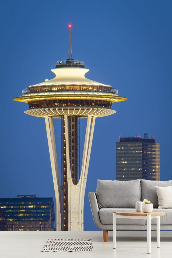 Landmarks | Seattle Space Needle Wallpaper Mural Landmarks Landmarks