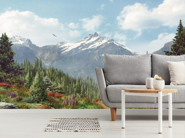 Nature | To The Mountain Wall Mural Landscapes & Scenic Landscapes & Scenic