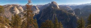 Panoramic | Half Dome from Geologic Hut Wall Mural Extra Large Extra Large