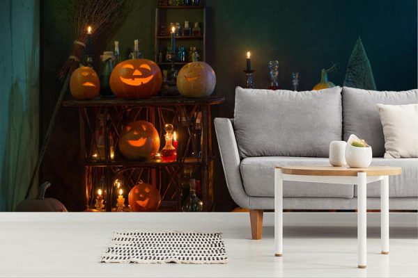 Kids Rooms | Halloween Pumpkins and Magic Potions Wall Mural Activities & Leisure Activities & Leisure