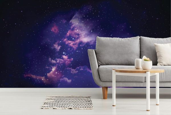 Space | Ultra Violet Nebula Wall Mural Space Space