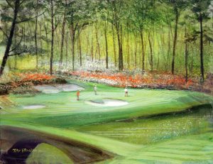 Sports | 12th Hole At Augusta Mural Wallpaper Sports Sports