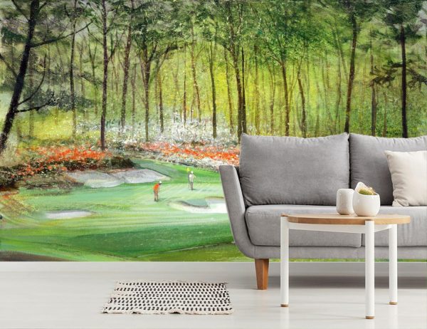 Sports | 12th Hole At Augusta Mural Wallpaper Sports Sports