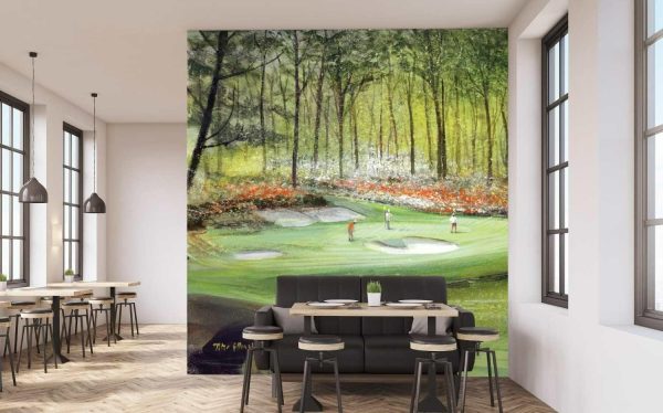 Sports | 12th Hole At Augusta Mural Wallpaper Sports Sports